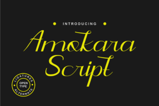 Amokara Script: A Handwritten Font for Creative Makers