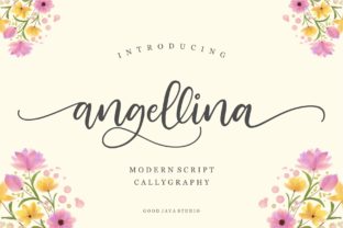 Angellina: A Luxurious Handwritten Font for Elegant Design