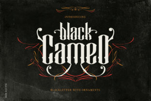 Black Cameo: A Bold and Beautiful Blackletter Font for Web Design