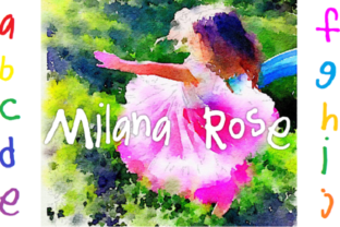 Discover Milana Rose: A Whimsical Handwritten Font for Editors