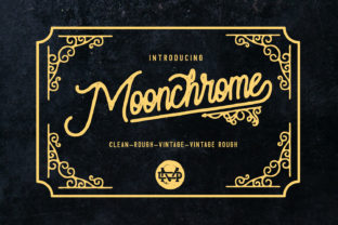 Discover Moonchrome: A Charming Handwritten Font for Your Projects