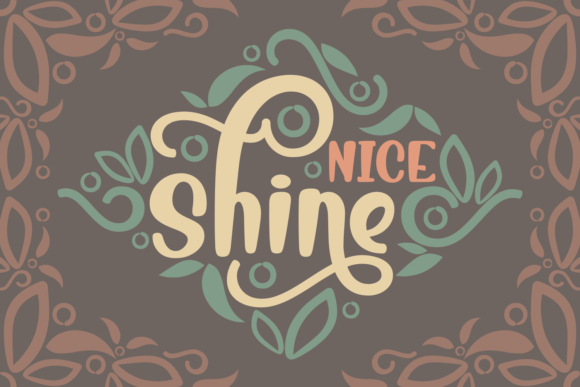 Discover Nice Shine: A Unique Handwritten Font for Editorial Design