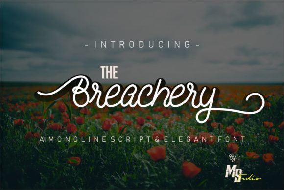 Discover The Breachery Script: A Charming Handwritten Font