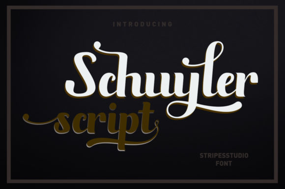 Discover the Elegance of Schuyler Script Font