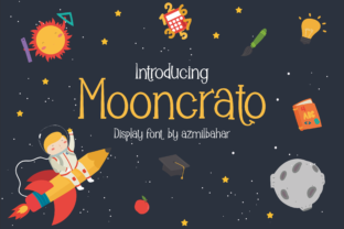 Discover the Joyful Charm of Mooncrato Font