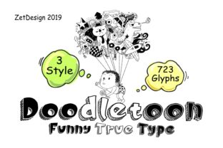Discover the Whimsical Charm of Doodletoon Font