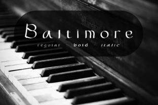 Discovering Baltimore: A Handwritten Font for Elegant Branding