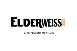 Elderweiss: A Dynamic Sans Serif for Editorial Design