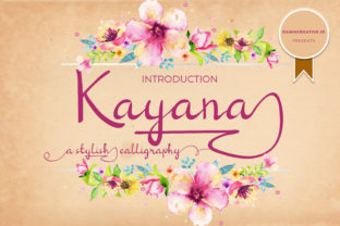Elevate Your Editorial Design with Kayana Script
