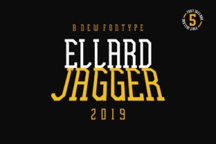 Ellard Jagger: A Vintage Serif Font for Creative Makers