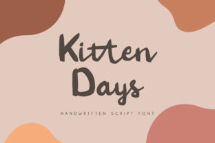 Enhance Your Brand with Kitten Days: A Playful Handwritten Font
