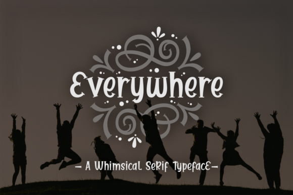 Everywhere: A Whimsical Handwritten Font for Engaging Designs