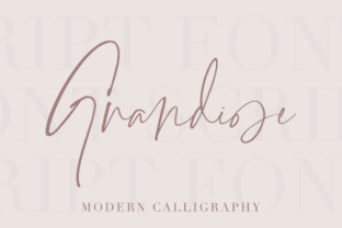 Grandiose: A Bold and Beautiful Handwritten Font for Web Design