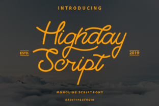 Highday Script: A Handwritten Font for Creative Branding