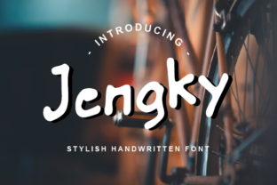 Jengky: A Playful and Cute Handwritten Font for Web Design