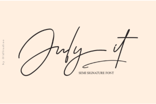 July It: The Perfect Handwritten Font for Elegant Web Design