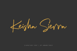 Keisha Sierra: A Handwritten Font for Creative Projects