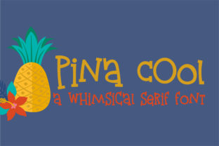 Pina Cool: A Whimsical Serif Font for Creative Makers