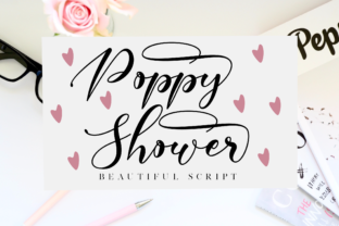 Poppy Shower: A Classy and Elegant Script Font for Web Design