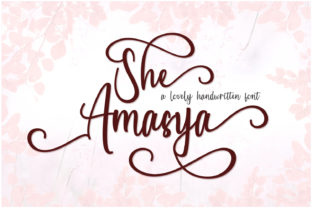 She Amasya: A Bold Script Font for Creative Campaigns