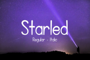 Starled: A Charming Handwritten Font for Editorial Design