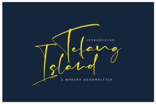 Tefang Island: A Handwritten Font for Creative Makers
