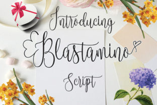 Transform Your Brand with Blastamino: A Romantic Script Font